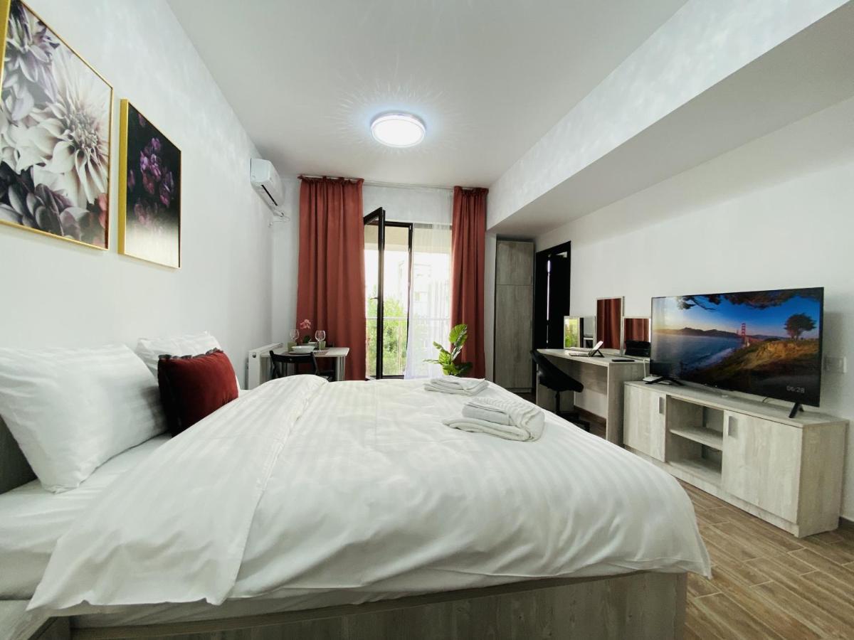 New City Studios With Balcony Bucareste Exterior foto